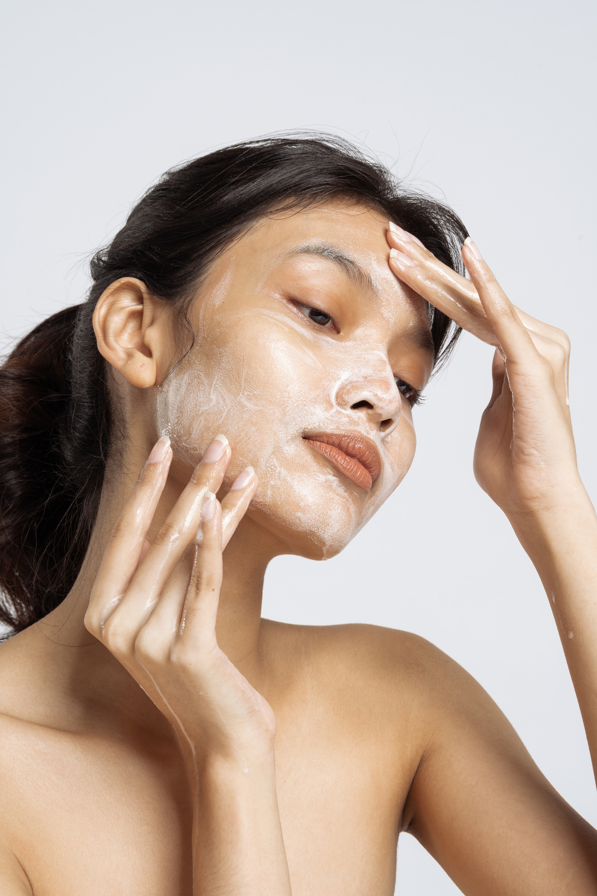 Portrait of a Woman Washing Her Face